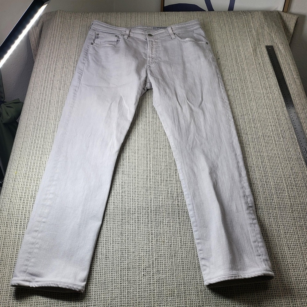 AG Adriano Goldschmied Everett Jeans Mens 35x28 Gray Slim Straight Pants